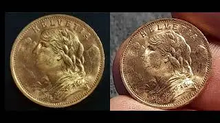 Switzerland 20 francs, 1935 Mark 