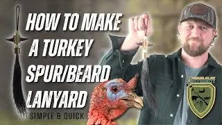How To Make a Turkey Spur/Beard Lanyard!  Simple & Easy!