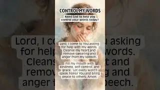 Guard Your Mouth With This Prayer #prayer #jesus #shorts