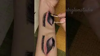 Easy eyes makeup with @Rubiglamstudio #makeup #makeuptutorial #bridalmakeup #shortsvideo #bride