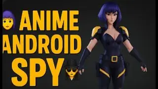 Curtision Female Anime Android Spy - Ultra HQ Stylised Character