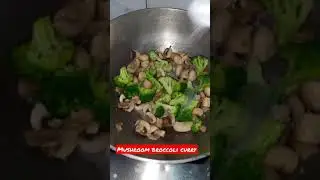 Today's Lockdown easy recipe l Broccoli & Mushroom Curry  #mushroom #broccoli #love #cheflucky