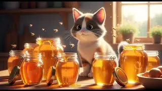 Cats' Magic Honey Drink Saves the Bees! 🍯🍋 A Sweet Farm Adventure