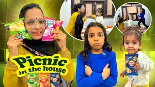 PICNIC IN THE HOUSE | Indoor Picnic Ideas | Home Picnic Setup | Family Shows