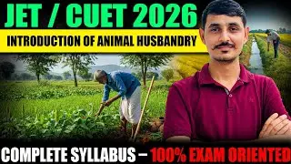 Agronomy classes Jet /Cuet - 2026 | complete agriculture classes for jet - 2026
