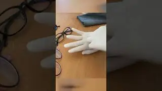 scrub brush clean carpet #asmr #asmrcleaning #handgloves
