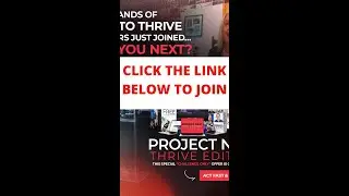 2022 Thrive Edition of Project Next Goes Live: See What You Will Get #shorts