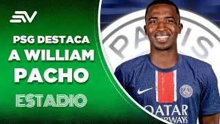 PSG destaca a William Pacho como la Muralla Ecuatoriana | Estadio | Ecuavisa