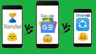 Xender vs Shareit vs Google Files which is best| Best file sharing app| Speed Test 2019