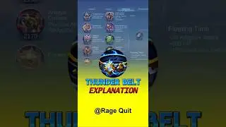 Как правильно использовать Thunder Belt! #mlbb #mobilelegends #shorts #ros&eacute;