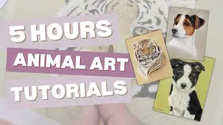 Easy Animal Art for Beginners &ndash; 5 Hour Compilation