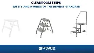Cleanroom step ladders