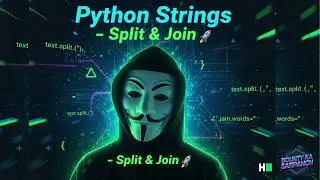 HackerRank | Python Strings Tutorial | Split and Join Explained 🔥 |  @Bounty_Ka_Sarpanch ​