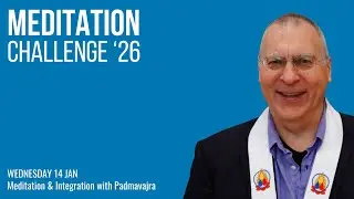 Meditation Challenge '26: Padmavajra's Talk on Integration
