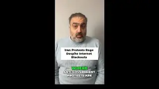 Iran Protests Rage On Internet Shutdown Fails #shorts