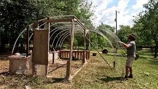 CATTLE PANEL GREENHOUSE | Ep. 4