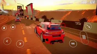 Today Super red car high speed Highway racing game play #game #gamer #gaming