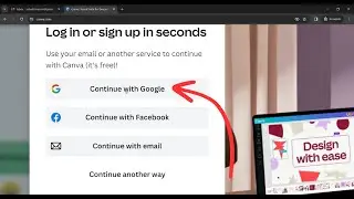 How To Signup For Canva Using Google (QUICK & EASY!) | Create Canva Account | Login To Canva