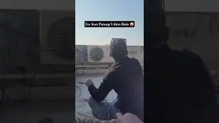 Ese Kon Patang Udata hain 😜 #fun #kite #ideas