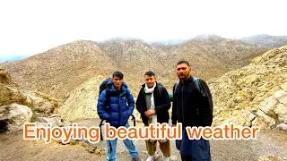 Breakfast after night Comping || enjoyed beautiful weather || hazaragi vlog 