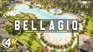 FLYING OVER BELLAGIO, ITALY(4K UHD) -Relaxing Music Along With Beautiful Nature Videos - 4K Video HD