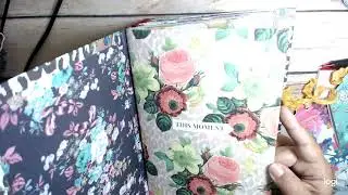 Floral Journal ~Killing a paper pad~