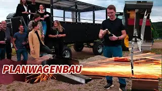 Winzertagebuch, Planwagen selbst bauen.
