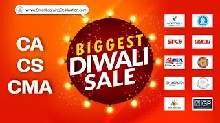 Biggest Diwali Offers On CA | CS | CMA Pen Drive Classes On Smart Learning Destination | Sldins.in
