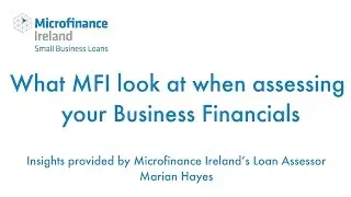 Assessing your Business Financials - Marian Hayes