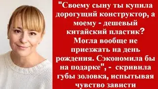Могла бы в своем магазине и бесплатно мне вещи подсуетить.Как-никак я родня тебе, -намекнула золовка