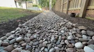 How to Manage Large Amounts of Water - Dry Creek Bed Solution