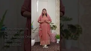 SM3140-PARTY WEAR PREMIUM SOFT SILK FABRIC UNSTITCHED CHURIDHAR MATERIAL&bull;  www.suruma.in