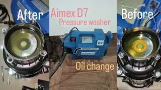  Aimex D7 pressure washer oil change sarvice