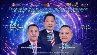 PODCAST TEA & SEE | SIRI 30: Transformative AI Bersama Pengarah Pusat Kesatria & Kokurikulum