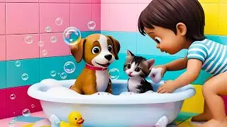 Pet Care Day!🐶🐱 | More Nursery Rhymes & Kids songs
