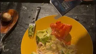 Scrambled eggs with Ham