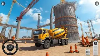 Bridge Construction Simulator 2025 🏗️🚧 | Mega Bridge Building 3D Android Gameplay