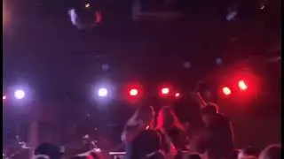 Crowdsurfing and Stage diving at Origin show in ATLANTA