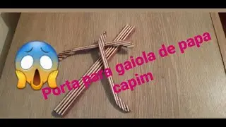 Como fazer uma simples portinha guilhotina para sua gaiola de papa capim