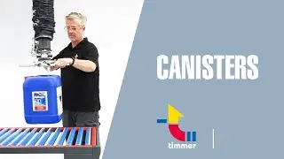 Timmer vacuum hose lifter - canisters, two-hand operation
