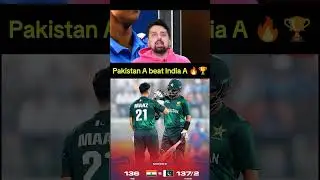 Pakistan A beat India A by 8 wickets in emerging Asia Cup 2205 💪👌🏏🏆🔥 #indiavspakistan #asiacup2025