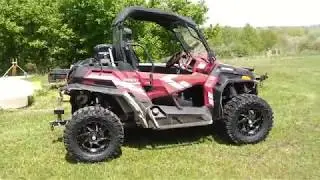 2019 cf Moto zforce 800 STI XComp wheel and tire upgrade final video