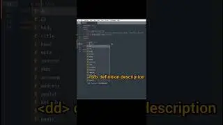 definition list in html #shorts #youtube #learning #html #skills #share