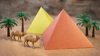Origami Paper Pyramids | Easy DIY Paper Craft Tutorial