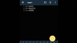 create program code that applies casting &ndash; (int,float,str,bool,list,dict,complex (#8 level 2)