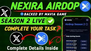 Nexira Airdrop Eligibility | Nexira Airdrop Season 2 live | Nexira Listing Date #Tecnicalfact
