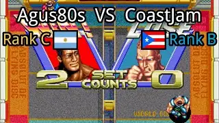 Windjammers: (AR) Agus80s vs (PR) CoastJam