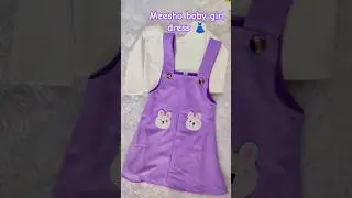 Meesho baby girl dress 👗#meesho #babygirldress #meeshofinds #shorts #ytshorts