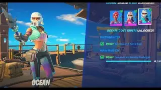 Unlock Masked Ocean Skin Riptide and Cove Rider Edit Styles Showcase - Fortnite Chapter 2 Season 3