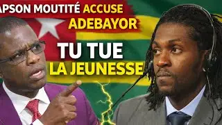 ADEBAYOR EST ENTRAIN DE TUER NÔTRES JEUNESSES A DIT PAPSON MOUTITÉ : Un Gros clash 🙆‍♂️😱 